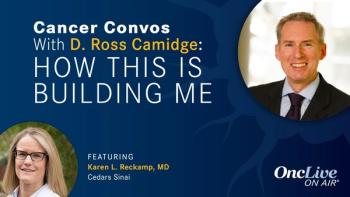 D. Ross Camidge, MD, PhD; Karen L. Reckamp, MD, director, Medical Oncology, associate director, Clinical Research, medical oncology director, Lung Institute, Cedars Sinai
