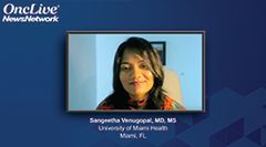 Sangeetha Venugopal, MD, MS, discusses factors that inform JAK inhibitor selection in myelofibrosis.