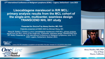 Alexey Danilov, MD, PhD, an expert on mantle cell lymphoma