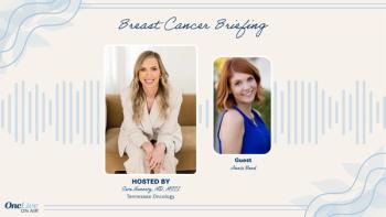 Sara Nunnery, MD, MSCI, breast medical oncologist, director, Breast Cancer Research, Tennessee Oncology; Annie Bond, breast cancer survivor, patient advocate