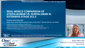 Real-world comparison of the efficacy and safety of atezolizumab versus durvalumab in extensive-stage small cell lung cancer