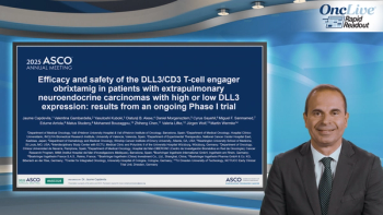 Efficacy and safety of the DLL3/CD3 T-cell engager obrixtamig in patients with extrapulmonary neuroendocrine carcinomas with high or low DLL3 expression: results from an ongoing Phase I trial 