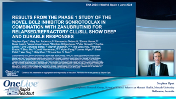 Results From the Phase 1 Study of the Novel BCL2 Inhibitor Sonrotoclax in Combination with Zanubrutinib for Relapsed/Refractory CLL/SLL Show Deep and Durable Responses