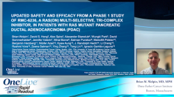 Updated safety and efficacy from a Phase 1 study of RMC-6236, a RAS(ON) multi-selective, tri-complex inhibitor, in patients with RAS mutant pancreatic ductal adenocarcinoma (PDAC)