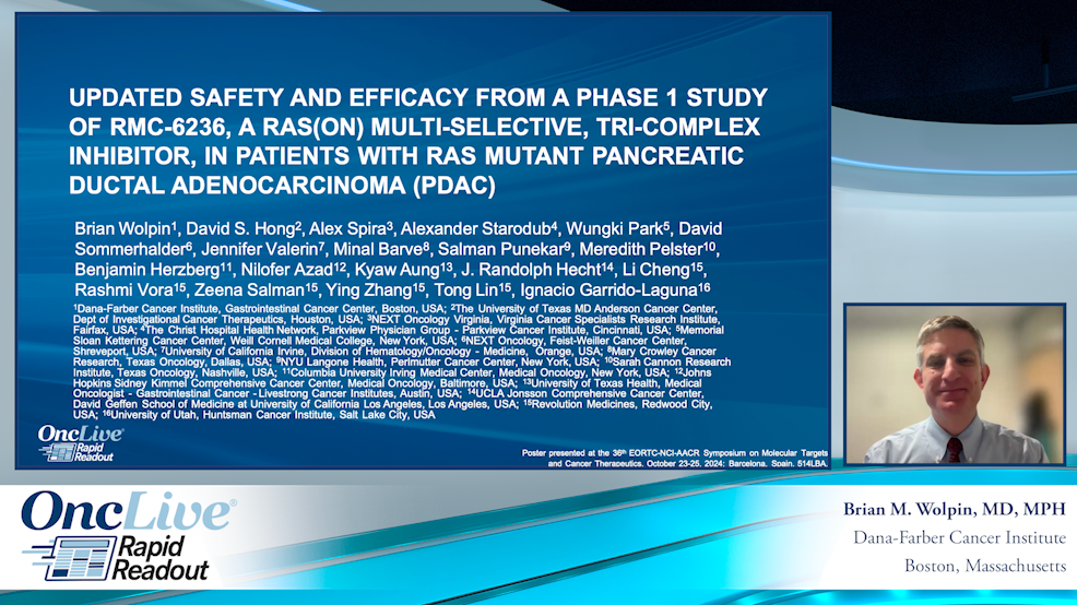Updated safety and efficacy from a Phase 1 study of RMC-6236, a RAS(ON ...