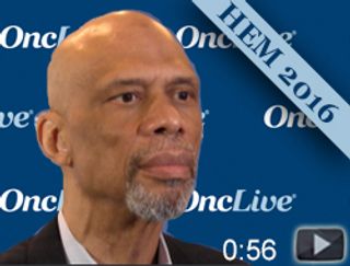 Kareem Abdul-Jabbar Discusses Living With CML