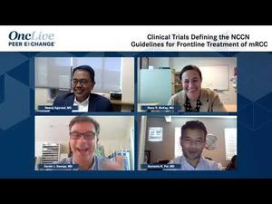 Clinical Trials Defining the NCCN Guidelines for Frontline Treatment of mRCC