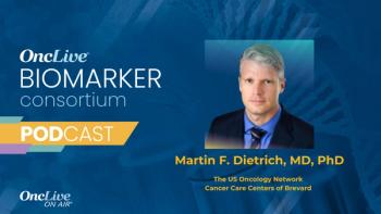 Martin F. Dietrich, MD, PhD, medical oncologist, Cancer Care Centers of Brevard; assistant professor, internal medicine, University of Central Florida