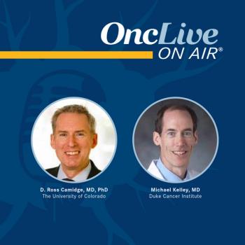 D. Ross Camidge, MD, PhD; Michael Kelley, MD, professor, medicine, the Department of Medicine, the Duke University School of Medicine; member, the Duke Cancer Institute; chief, Hematology/Oncology, the Durham Veterans Affairs Medical Center; executive director, the National Oncology Program, the Department of Veterans Affairs