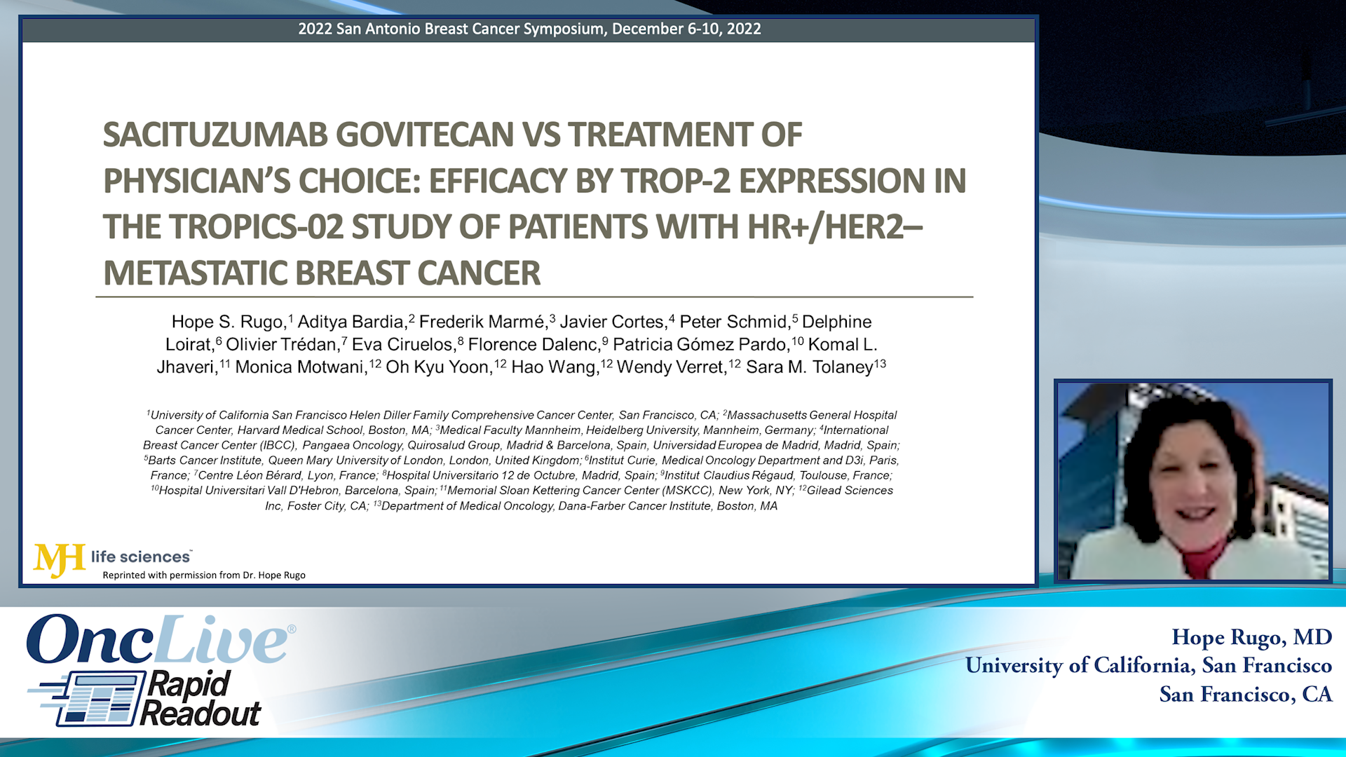 Expert on breast cancer