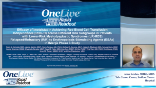 Amer Zeidan, MBBS, MHS, an expert on myelodysplastic syndrome