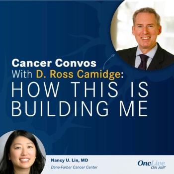 Drs Camidge and Lin discussed Dr Lin's work with brain metastases, her role in developing targeted therapies for breast cancer, the importance of systemic therapy for managing brain metastases, and the significance of mentoring the next generation of oncologist