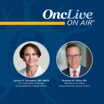 Jessica S. Donington, MD, MSCR; Brendon M. Stiles, MD