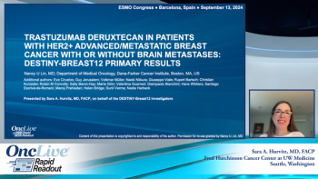 Trastuzumab deruxtecan in patients with HER2+ advanced/metastatic breast cancer with or without brain metastases: DESTINY-Breast12 primary results