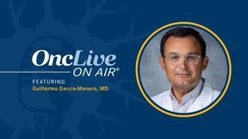 Guillermo Garcia-Manero, MD, chair ad interim, Department of Leukemia, Division of Cancer Medicine, leader, MDS/AML Moon Shot Program, The University of Texas MD Anderson Cancer Center