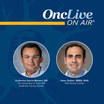 Guillermo Garcia-Manero, MD; Amer Zeidan, MBBS, MHS