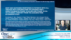 Deep and Sustained Responses in Patients With CLL Treated With Zanubrutinib or Zanubrutinib + Obinutuzumab in Phase 1/2 AU-003 and Phase 1b GA-101 Studies: A Report From the Zanubrutinib Extension Study