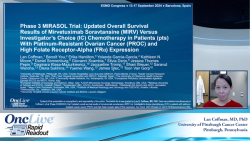 Phase 3 MIRASOL Trial: Updated Overall Survival Results of Mirvetuximab Soravtansine (MIRV) Versus Investigator’s Choice (IC) Chemotherapy in Patients (pts) With Platinum-Resistant Ovarian Cancer (PROC) and High Folate Receptor-Alpha (FR⍺) Expression