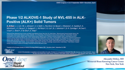 Phase 1/2 ALKOVE-1 Study of NVL-655 in ALK-positive (ALK+) Solid Tumors