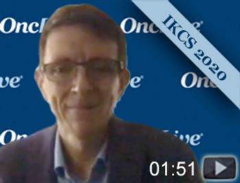 Bradley McGregor, MD, of Dana-Farber Cancer Institute