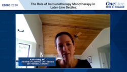 Immunotherapy Monotherapy in Later-Line Setting