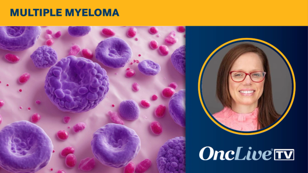 Doris Hansen, MD, discusses the earlier use of CAR T-cell therapy in myeloma and ongoing barriers to access.