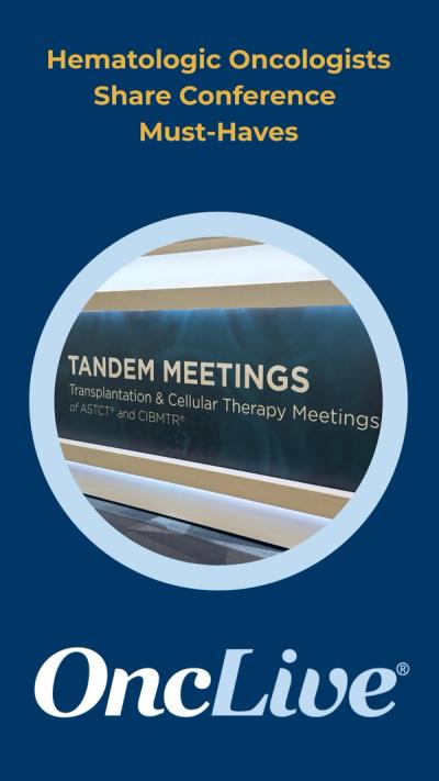 Hematologic oncologists share conference must-haves on the floor at the 2026 Transplantation and Cellular Therapy Meetings! 