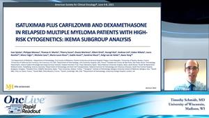 Rapid Readouts: IKEMA Subgroup Analysis in Relapsed Multiple Myeloma Patients With High-Risk Cytogenetics