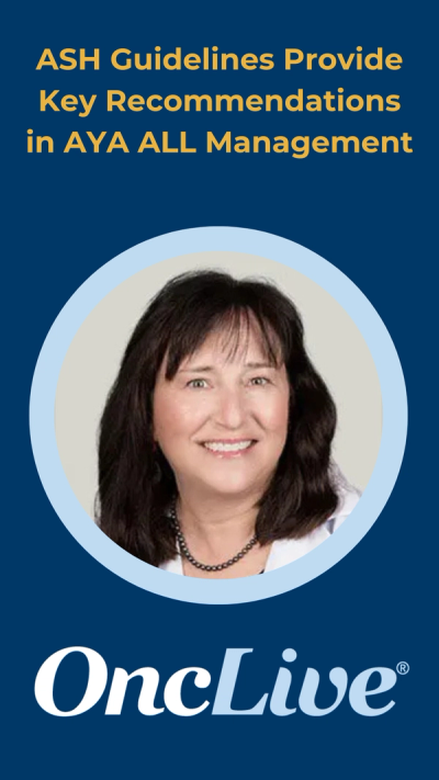 Wendy Stock, MD, discusses the goal of the 2026 ASH Guidelines for Frontline Management of Acute Lymphoblastic Leukemia in Adolescents and Young Adults.