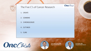 In this third episode of OncChats: Immunotherapy and You, John Nakayama, MD, and Ali Amjad, MD, review the 5 C's to consider when conducting research in gynecologic cancers and beyond.