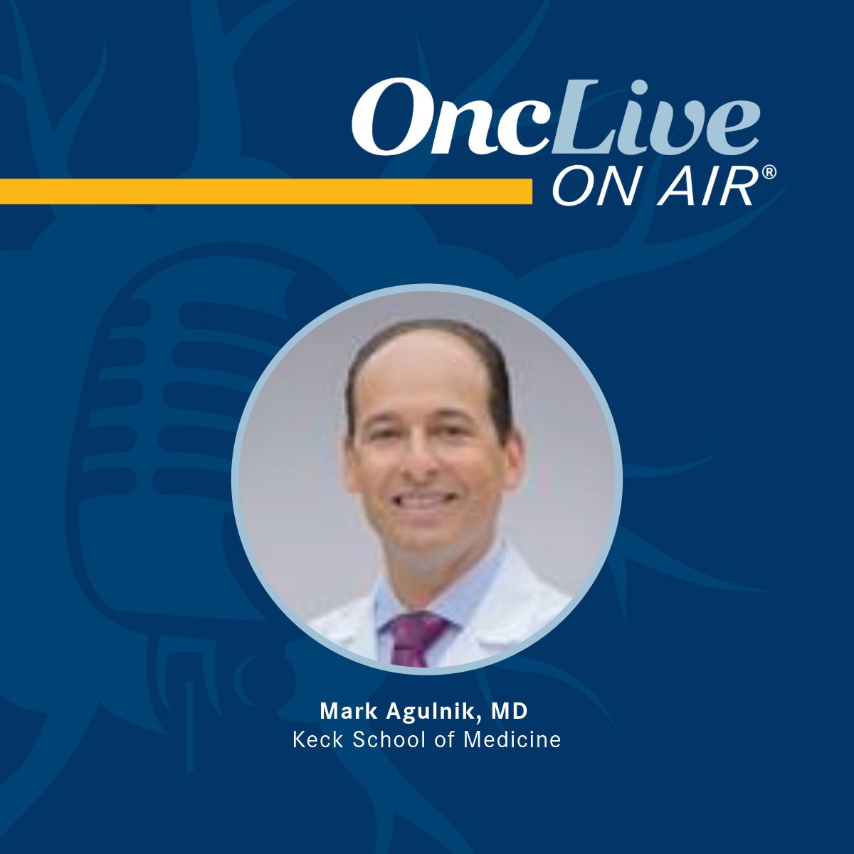 Mark Agulnik, MD, professor, clinical medicine, vice chair, faculty development, Department of Medicine, section chief, Sarcomas & Melanoma, Keck School of Medicine, the University of Southern California
