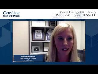Varied Timing of IO Therapy in Patients With Stage III NSCLC