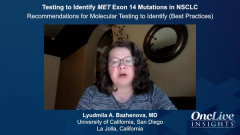 EP. 3 Testing to Identify MET Exon 14 Mutations in NSCLC 