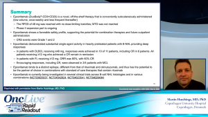 Rapid Readouts: Phase 1/2 Study of Epcoritamab in R/R B-cell NHL