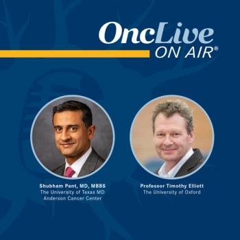 Shubham Pant, MD, MBBS, professor, Department of Gastrointestinal Medical Oncology, Division of Cancer Medicine, The University of Texas MD Anderson Cancer Center; Professor Timothy Elliott, Kidani Professor of Immuno-oncology, Nuffield Department of Medicine, the University of Oxford
