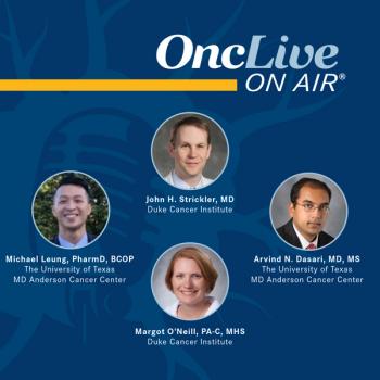 John H. Strickler, MD, associate professor, medicine, member, the Duke Cancer Institute; Michael Leung, PharmD, BCOP, clinical pharmacy specialist, Gastrointestinal (GI) Medical Oncology, The University of Texas MD Anderson Cancer Center; Arvind N. Dasari, MD, MS, associate professor, the Department of GI Medical Oncology, the Division of Cancer Medicine, The University of Texas MD Anderson Cancer Center; Margot O’Neill, PA-C, MHS, physician assistant, oncology, the Duke Cancer Institute