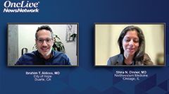 Shira Dinner, MD, and Ibrahim Aldoss, MD, discuss first-line treatment options for acute lymphoblastic leukemia.