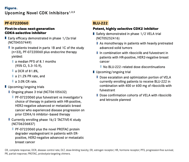Next Generation of CDK Inhibitors Are Breaking Ground in HER2 Breast Biology Diagrams