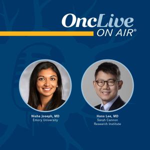 Nisha Joseph, MD, associate professor, Department of Hematology and Medical Oncology, Emory University School of Medicine; Hans Lee, MD,  director, Myeloma Research, Sarah Cannon Research Institute 
