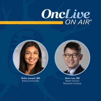 Nisha Joseph, MD, associate professor, Department of Hematology and Medical Oncology, Emory University School of Medicine; Hans Lee, MD, director, Myeloma Research, Sarah Cannon Research Institute