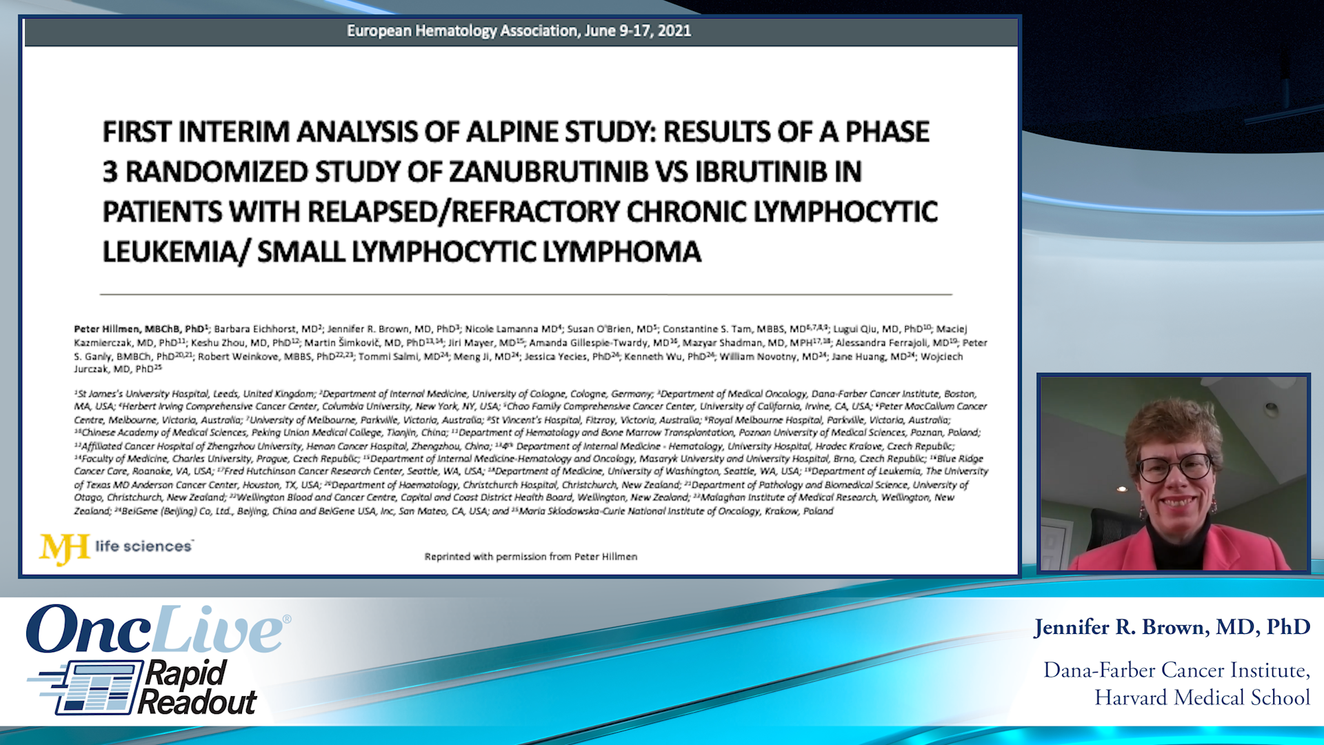 Rapid Readouts: First interim analysis of the ALPINE study: a phase III ...