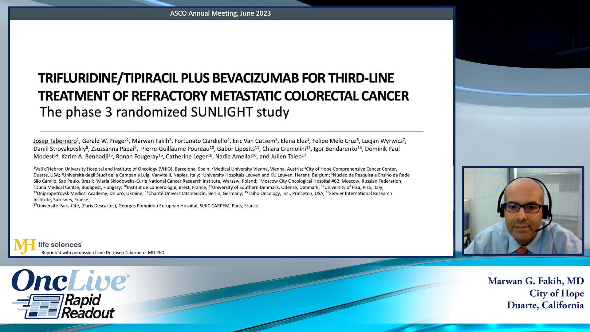 Marwan G. Fakih, MD, an expert on colorectal cancer