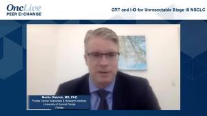 CRT and I-O for Unresectable Stage III NSCLC 