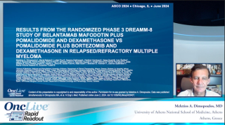 Results from the randomized phase 3 DREAMM-8 study of belantamab mafodotin plus pomalidomide and dexamethasone (BPd) vs pomalidomide plus bortezomib and dexamethasone (PVd) in relapsed/refractory multiple myeloma (RRMM)