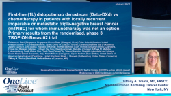 First-line (1L) datopotamab deruxtecan (Dato-DXd) vs chemotherapy in patients with locally recurrent inoperable or metastatic triple-negative breast cancer (mTNBC) for whom immunotherapy was not an option: Primary results from the randomised, phase 3 TROPION-Breast02 trial