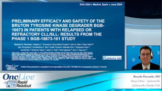 Preliminary Efficacy and Safety of the Bruton Tyrosine Kinase Degrader BGB-16673 in Patients With Relapsed or Refractory CLL/SLL: Results From the Phase 1 BGB-16673-101 Study