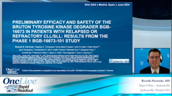 Preliminary Efficacy and Safety of the Bruton Tyrosine Kinase Degrader BGB-16673 in Patients With Relapsed or Refractory CLL/SLL: Results From the Phase 1 BGB-16673-101 Study