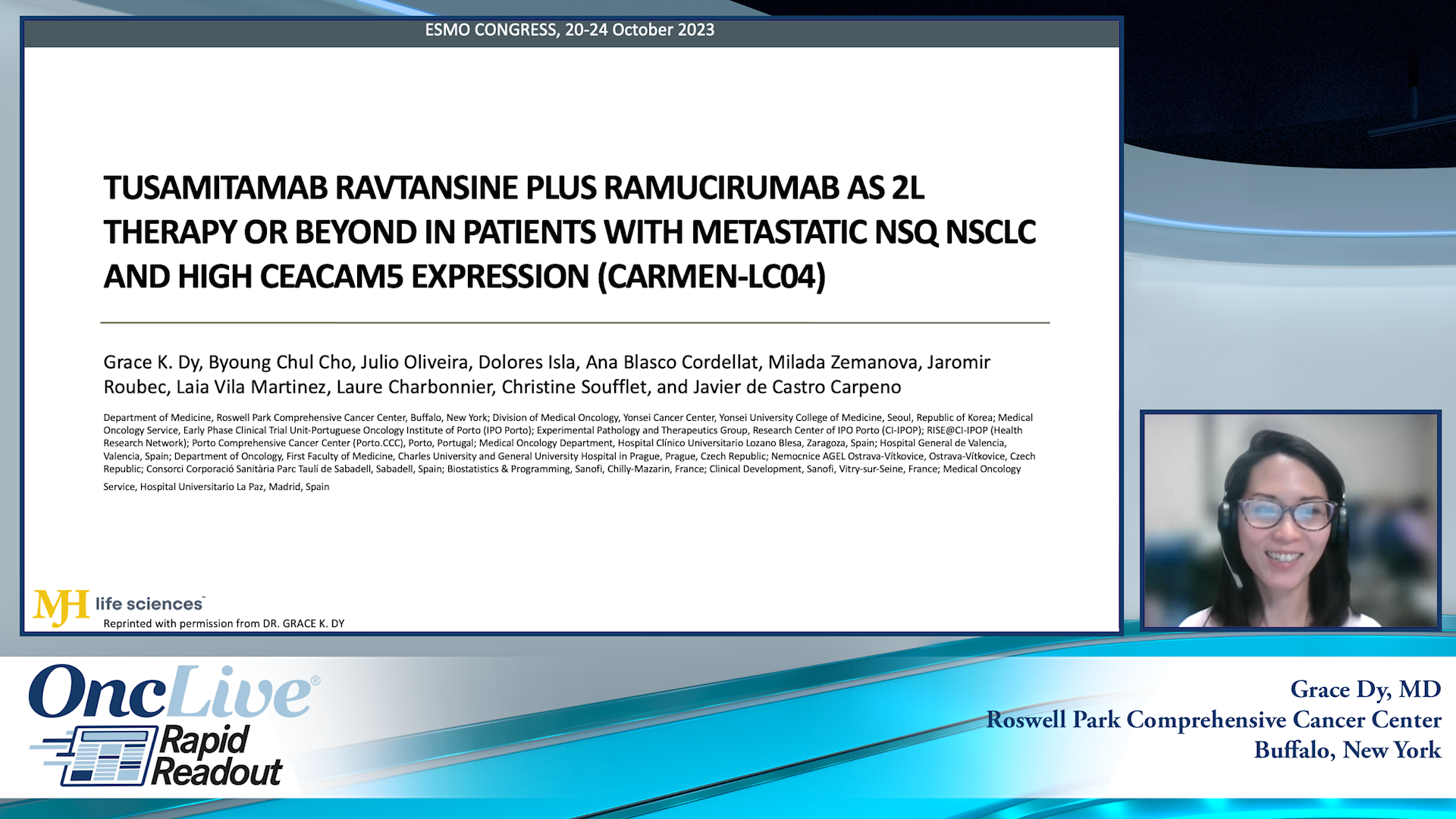 Tusamitamab Ravtansine Plus Ramucirumab as 2L Therapy or Beyond in ...