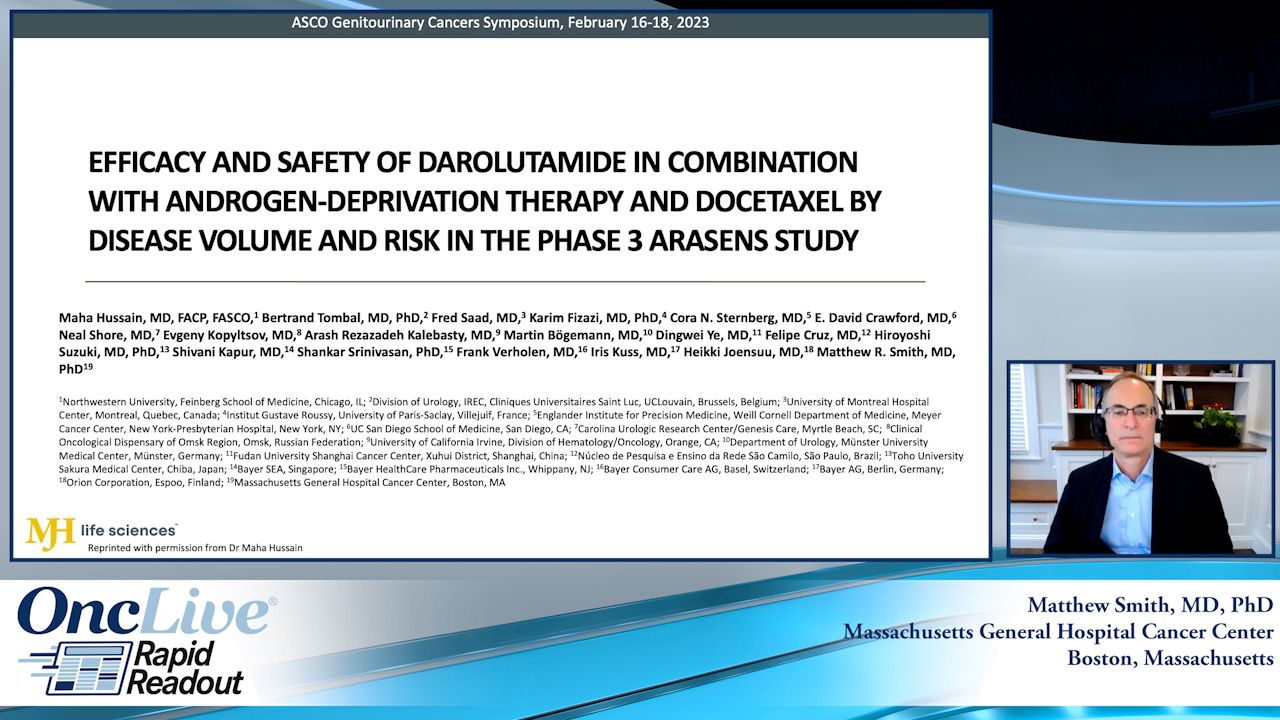 Efficacy And Safety Of Darolutamide In Combination With ADT And ...