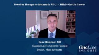Frontline Therapy for Metastatic PD-L1–, HER2+ Gastric Cancer